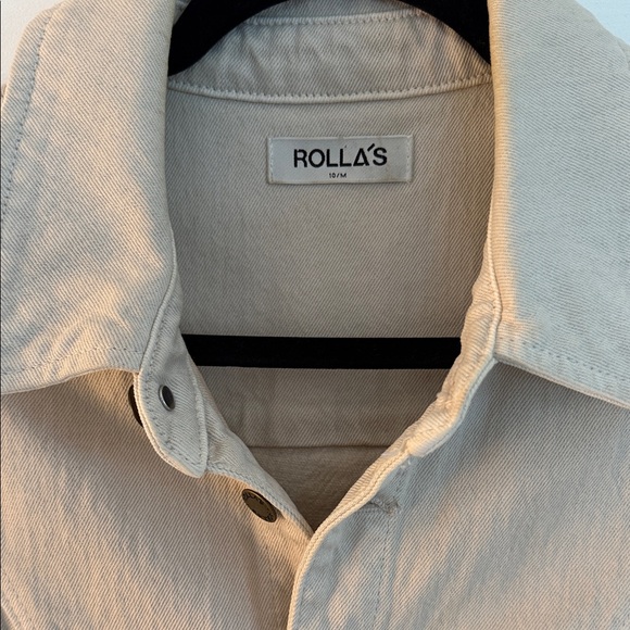 NWOT ROLLA’S Sailor Wide Leg Cream Off White Jumpsuit - AUS size 10 (medium) - Picture 4 of 6